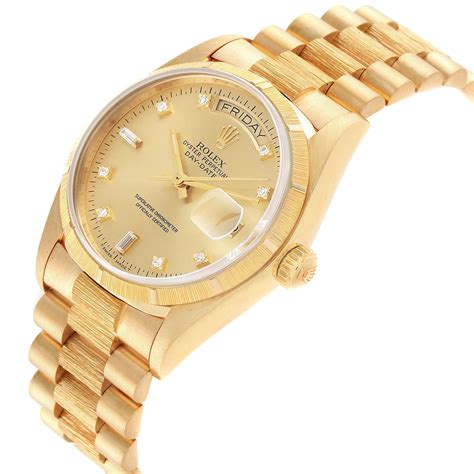 rolex datejust president yellow gold|rolex 18k yellow gold crowns.